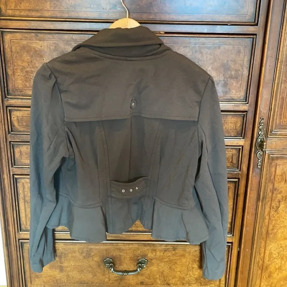 Filtine by Anthropologie dark gray woman’s jacket - Picture 8 of 12